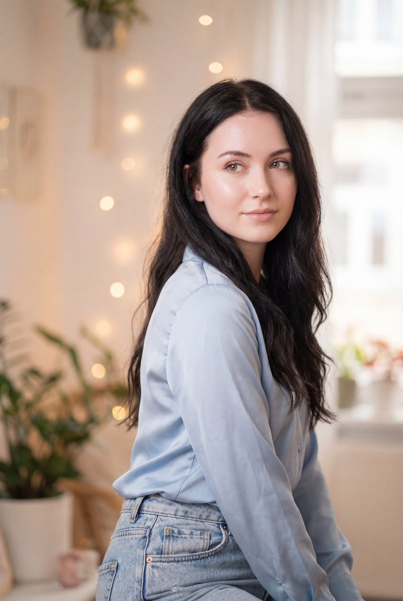 Poem-Based Ulzzang Aesthetic Portrait Prompt — Nano Banana Pro AI Generated Image