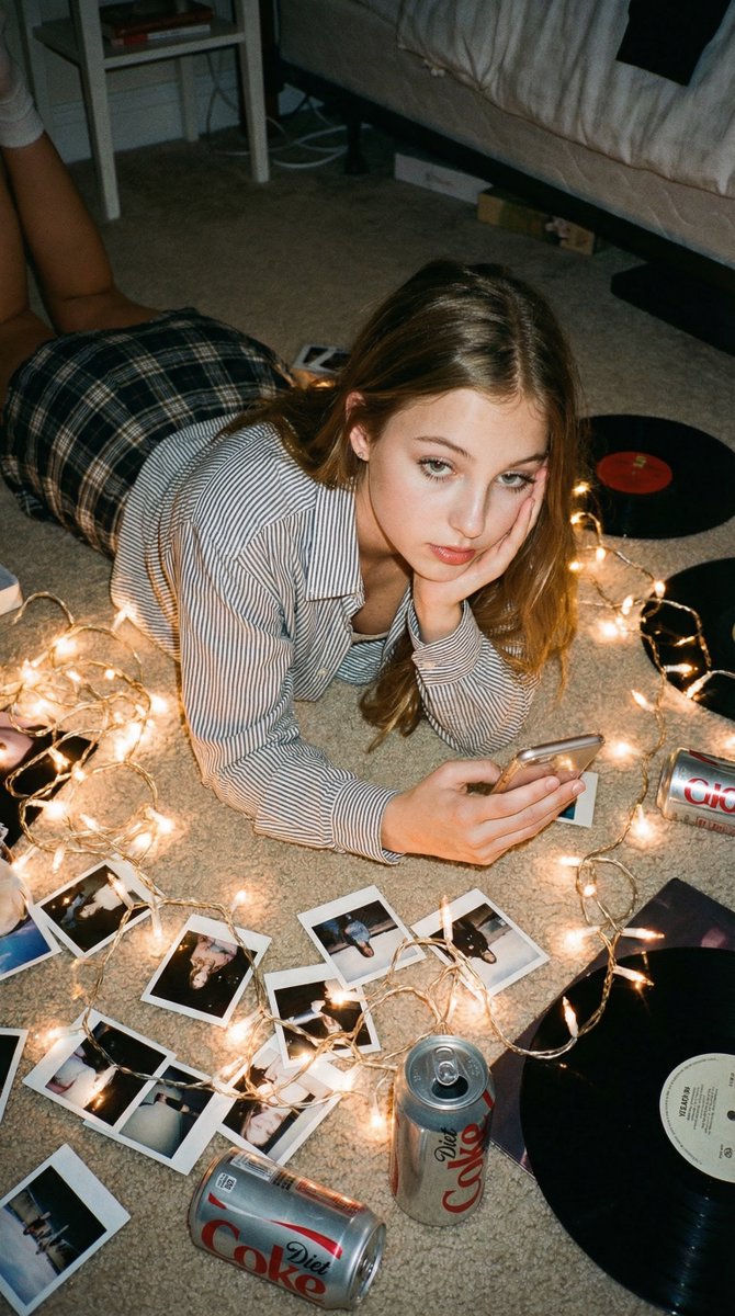 2013 Tumblr Sad Girl Autumn Aesthetic Prompt — Nano Banana Pro AI Generated Image