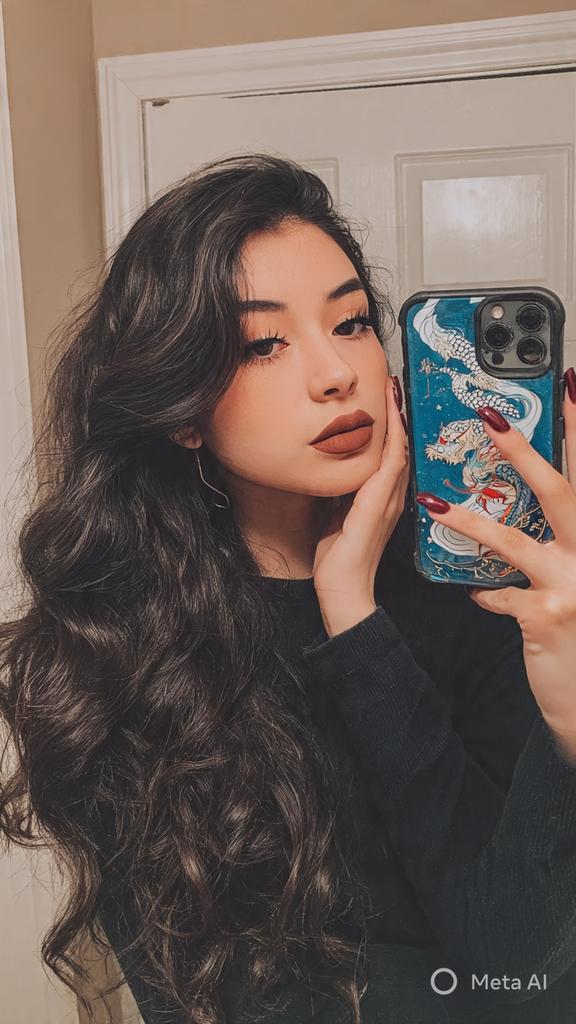 Instagram Aesthetic Mirror Selfie with Dragon Phone Case — Nano Banana Pro AI Generated Image