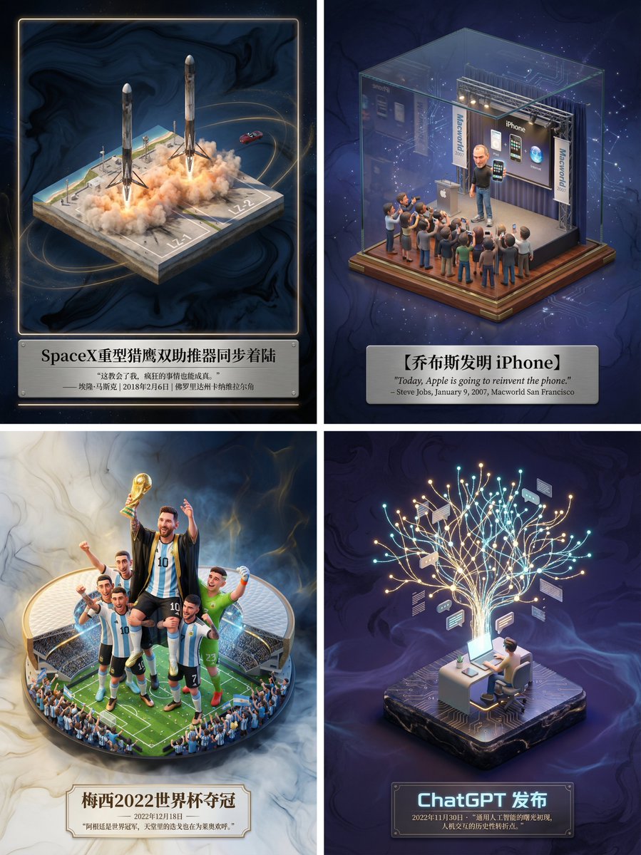 Museum-Grade 3D Diorama Poster for Historical Events — Nano Banana Pro AI Generated Image