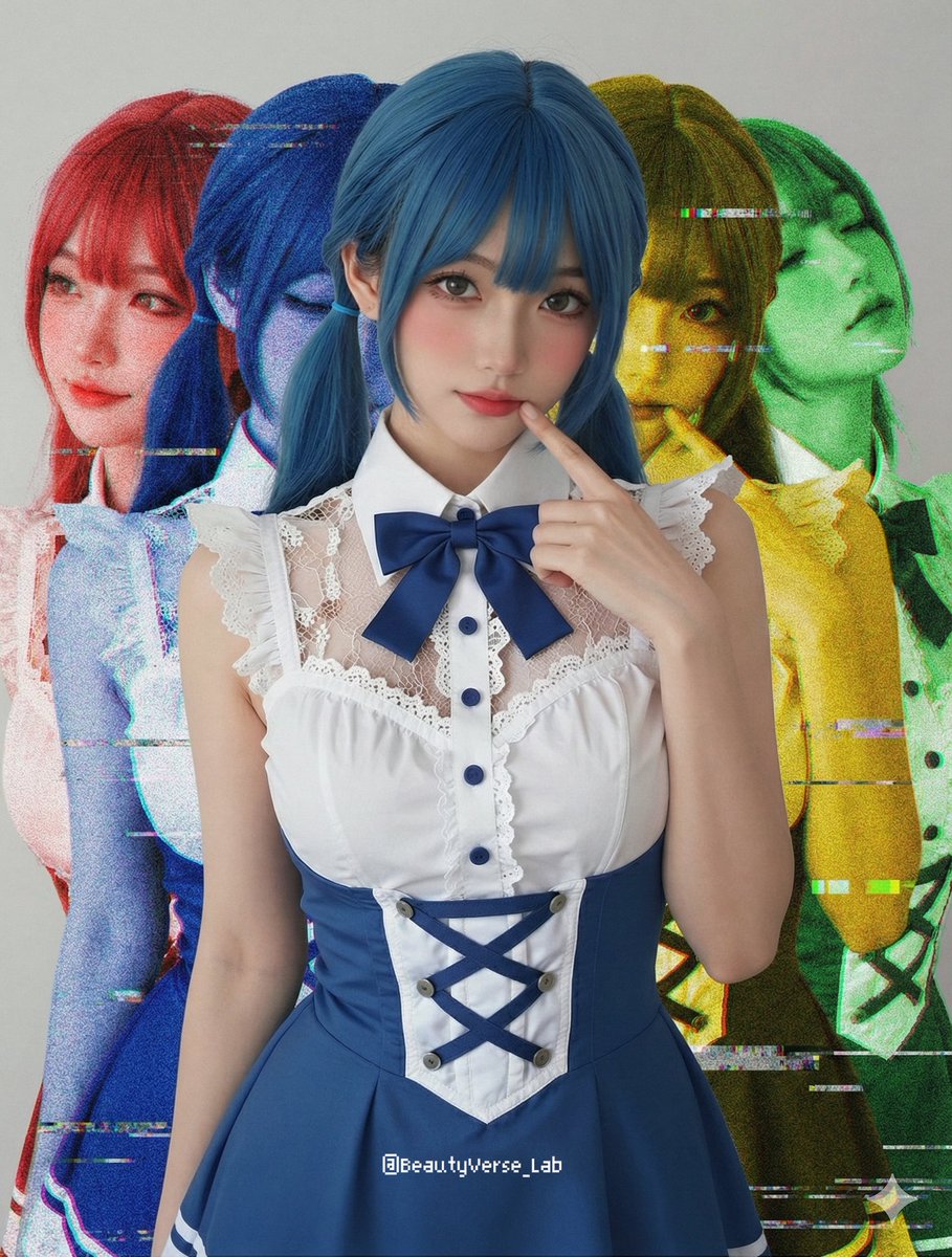 Shadow and Glitch Effect Prompt with Color Separation — Nano Banana Pro AI Generated Image