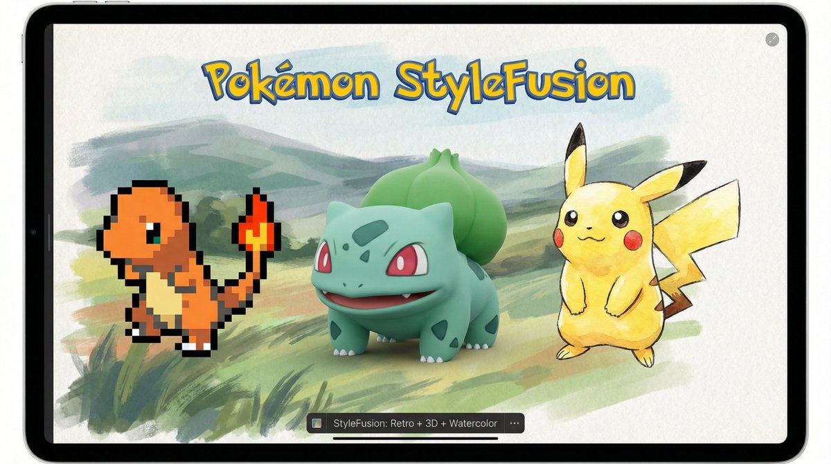 Pokémon Style Fusion Promo — Nano Banana Pro AI Generated Image
