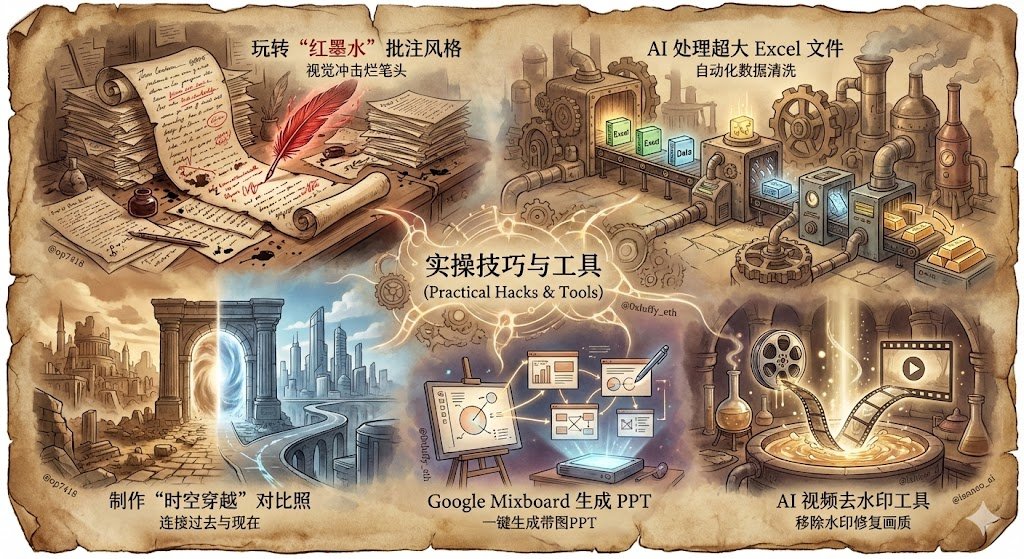 Split-Screen Cinematic Shot for Time Travel Comparison — Nano Banana Pro AI Generated Image