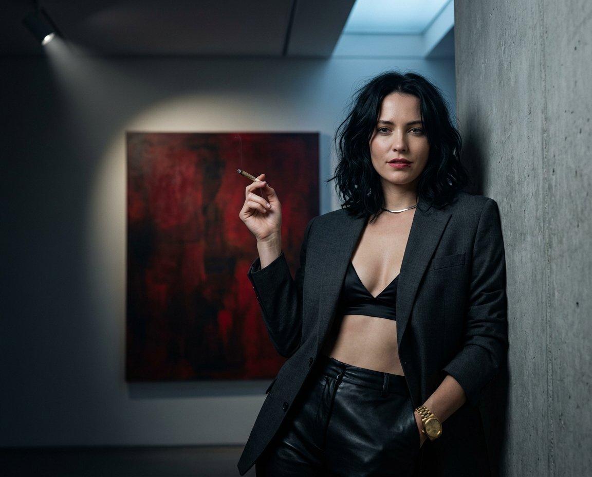 Hyper-Realistic Cinematic Portrait of an Art Dealer — Nano Banana Pro AI Generated Image