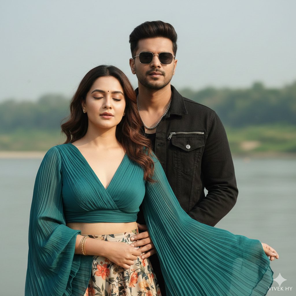 Cinematic Duo Portrait by Riverside — Nano Banana Pro AI Generated Image