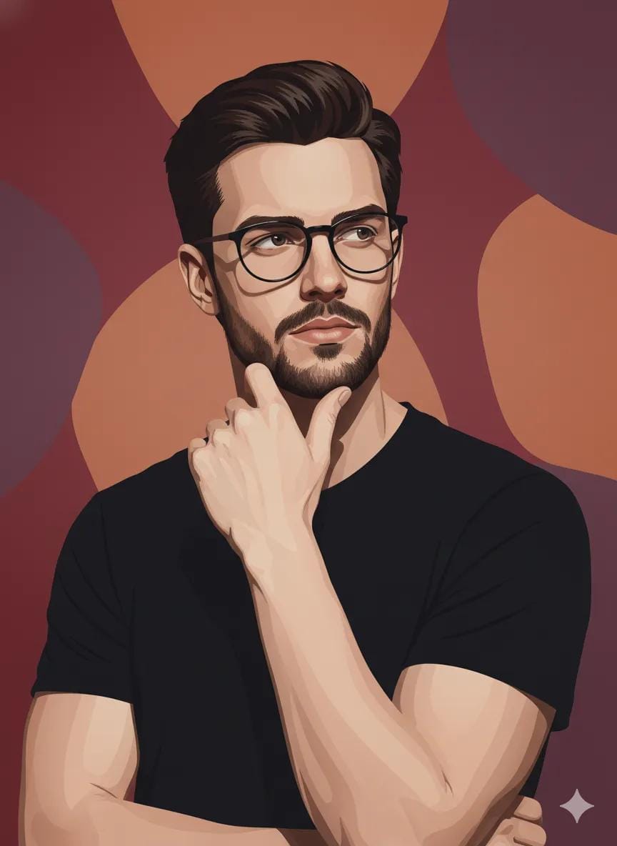 Vector Art Digital Illustration Portrait — Nano Banana Pro AI Generated Image