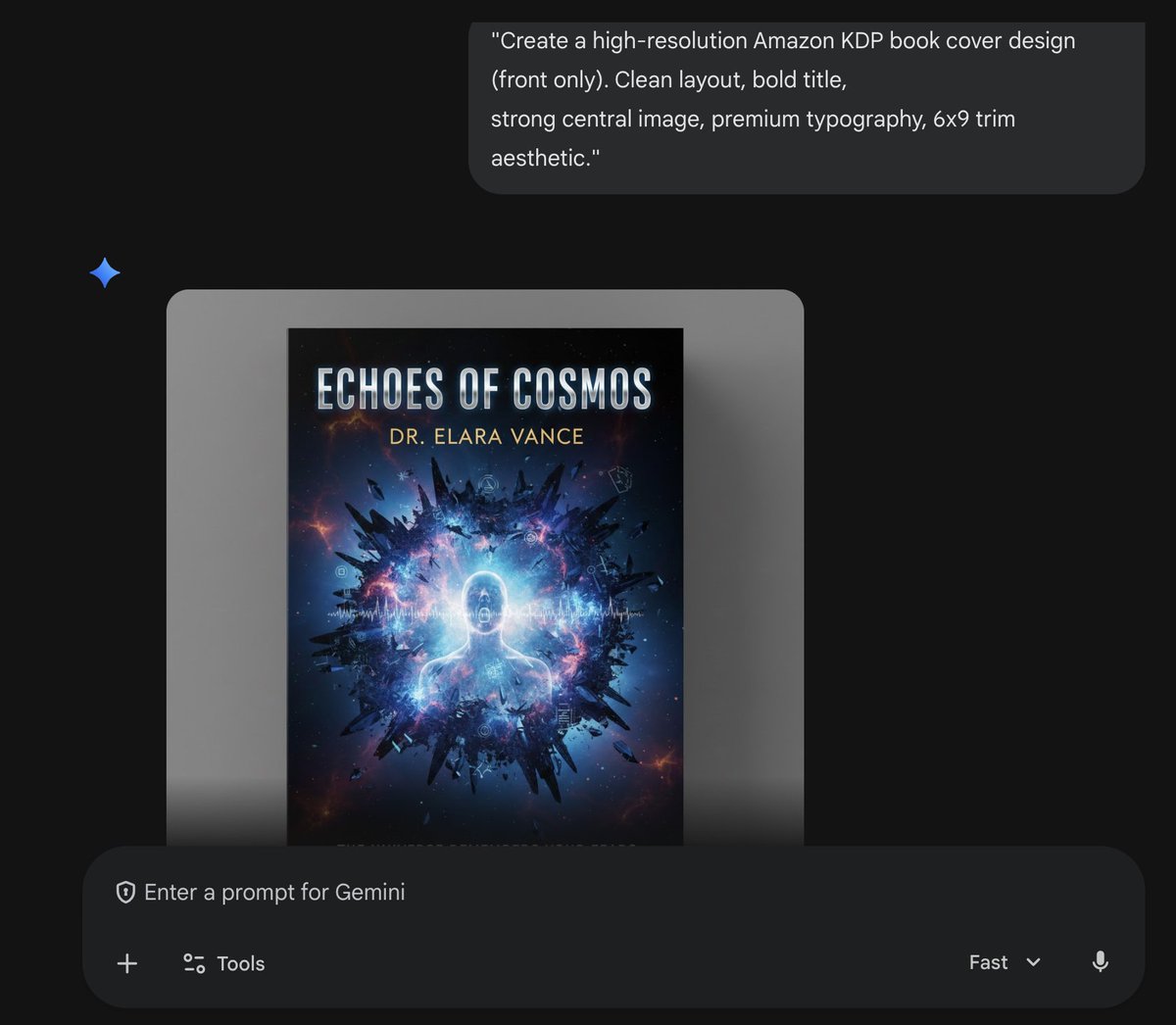 Amazon KDP Book Cover Design — Nano Banana Pro AI Generated Image