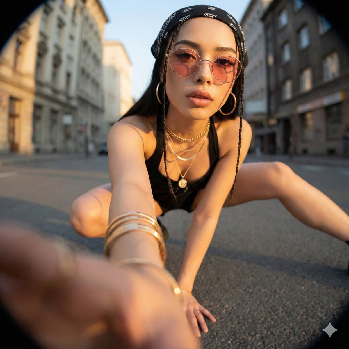 Ultra-Wide Angle Dynamic Pose Remake Prompt — Nano Banana Pro AI Generated Image