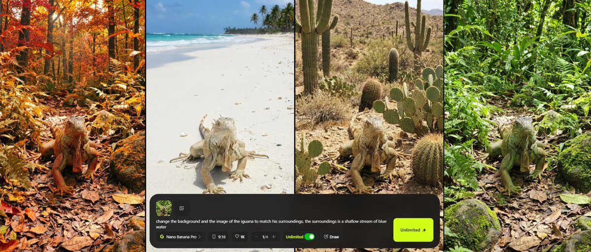 Consistent Character Background Change Prompt — Nano Banana Pro AI Generated Image