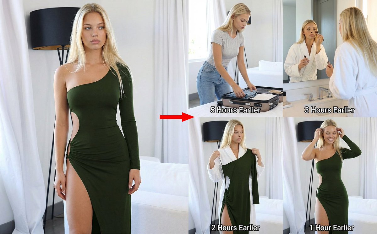 2x2 Grid Prompt for Preceding Events — Nano Banana Pro AI Generated Image