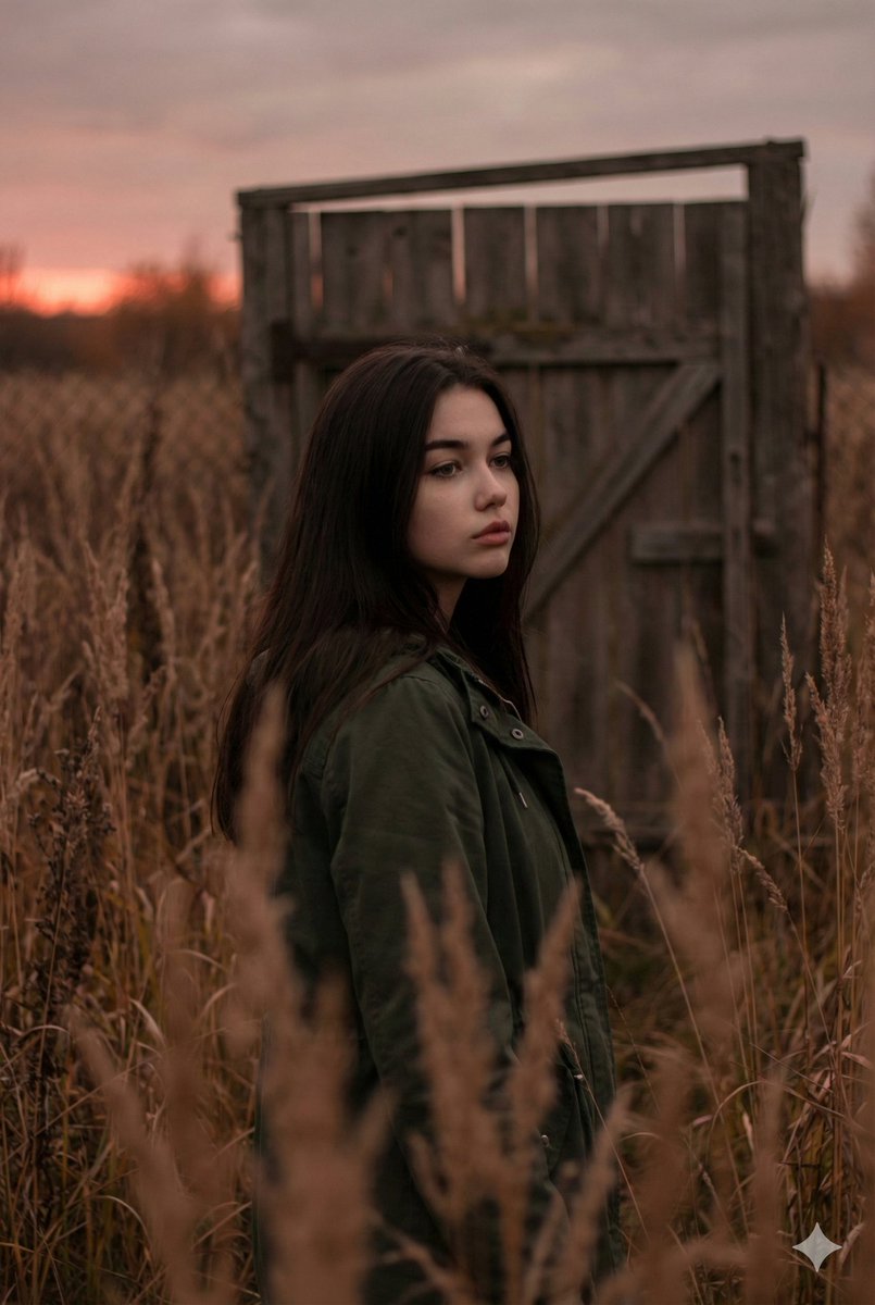 Atmospheric Sunset Portrait Edit Prompt with Identity Preservation — Nano Banana Pro AI Generated Image