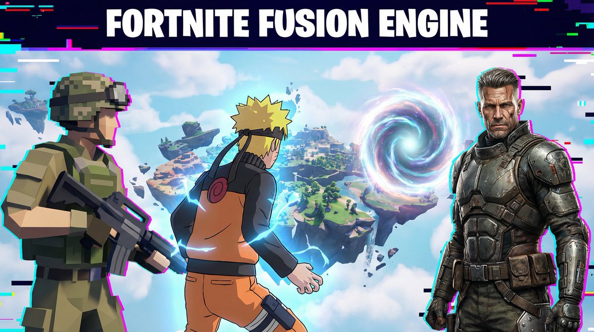 Fortnite Fusion Engine Prompt for Gamers — Nano Banana Pro AI Generated Image