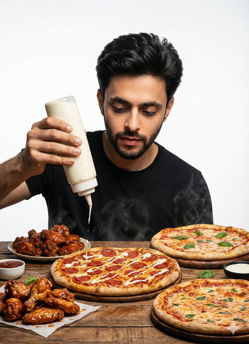 Billboard Food Commercial Flat Lay — Nano Banana Pro AI Generated Image