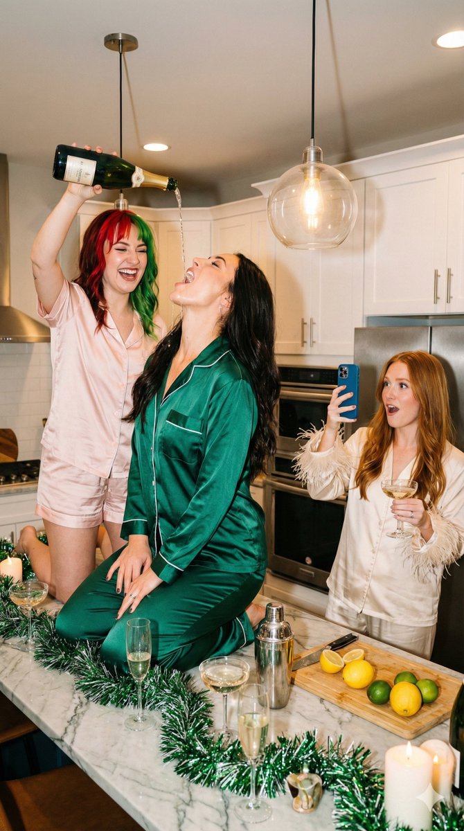 Candid Flash Photography: Chaotic Holiday Party (Duplicate) — Nano Banana Pro AI Generated Image