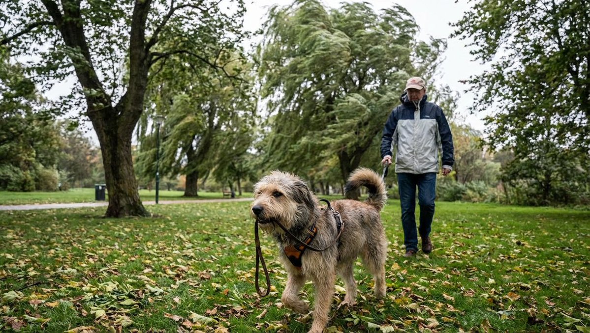 Opposite of Normal Relations: Dog Walking a Human — Nano Banana Pro AI Generated Image