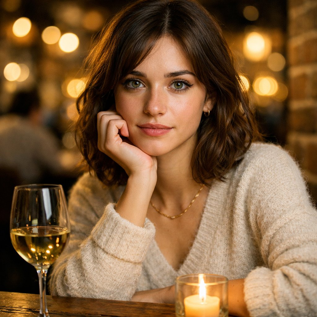 Hyper-Realistic Restaurant Portrait with Rembrandt Lighting — Nano Banana Pro AI Generated Image