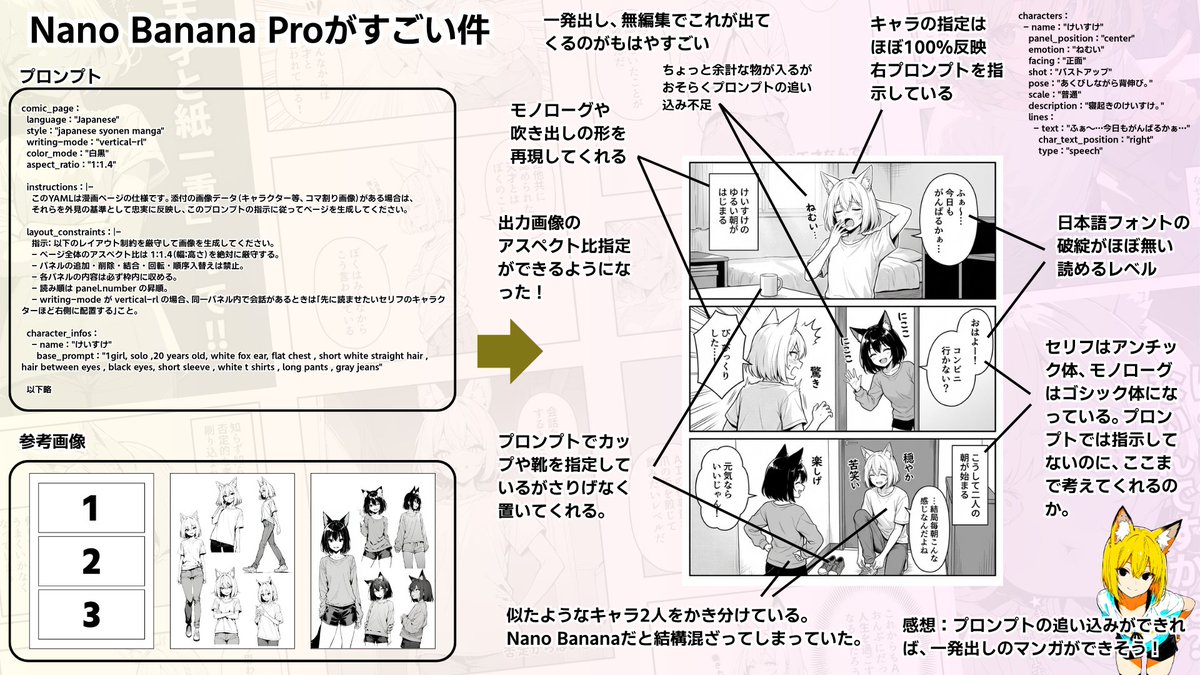 Config-style Japanese shonen manga page settings — Nano Banana Pro AI Generated Image