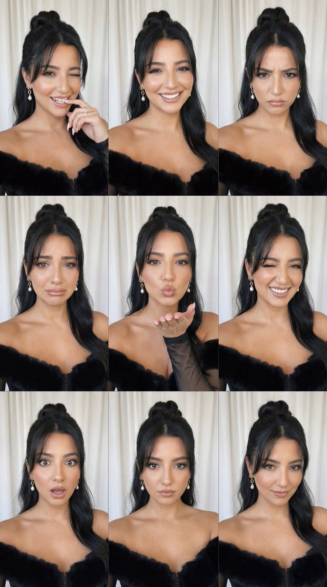 90s Selfie Emotion Grid with Identity Lock — Nano Banana Pro AI Generated Image