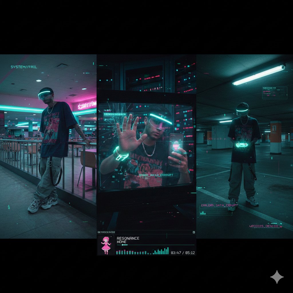 Cyber-Liminal Dream Sequence Triptych — Nano Banana Pro AI Generated Image