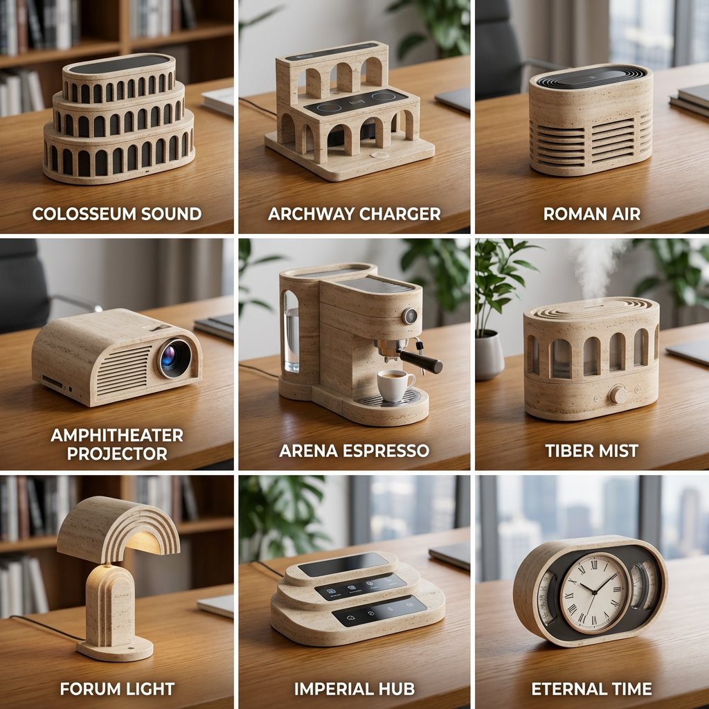 Landmark to Desk Gadget Transformation Prompt — Nano Banana Pro AI Generated Image