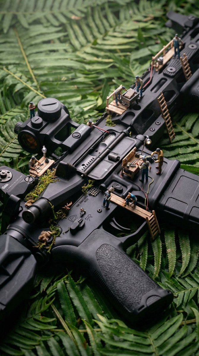 Object-Based Miniature Surreal Ecosystem — Nano Banana Pro AI Generated Image