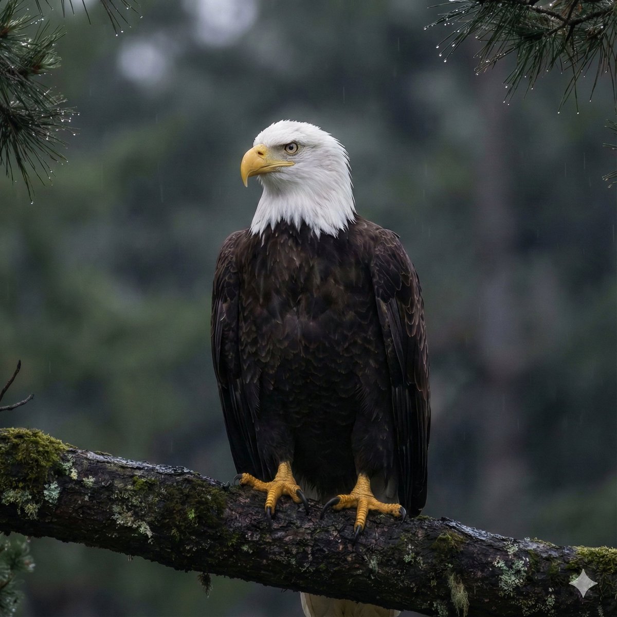 Majestic Bald Eagle Wildlife Portrait — Nano Banana Pro AI Generated Image