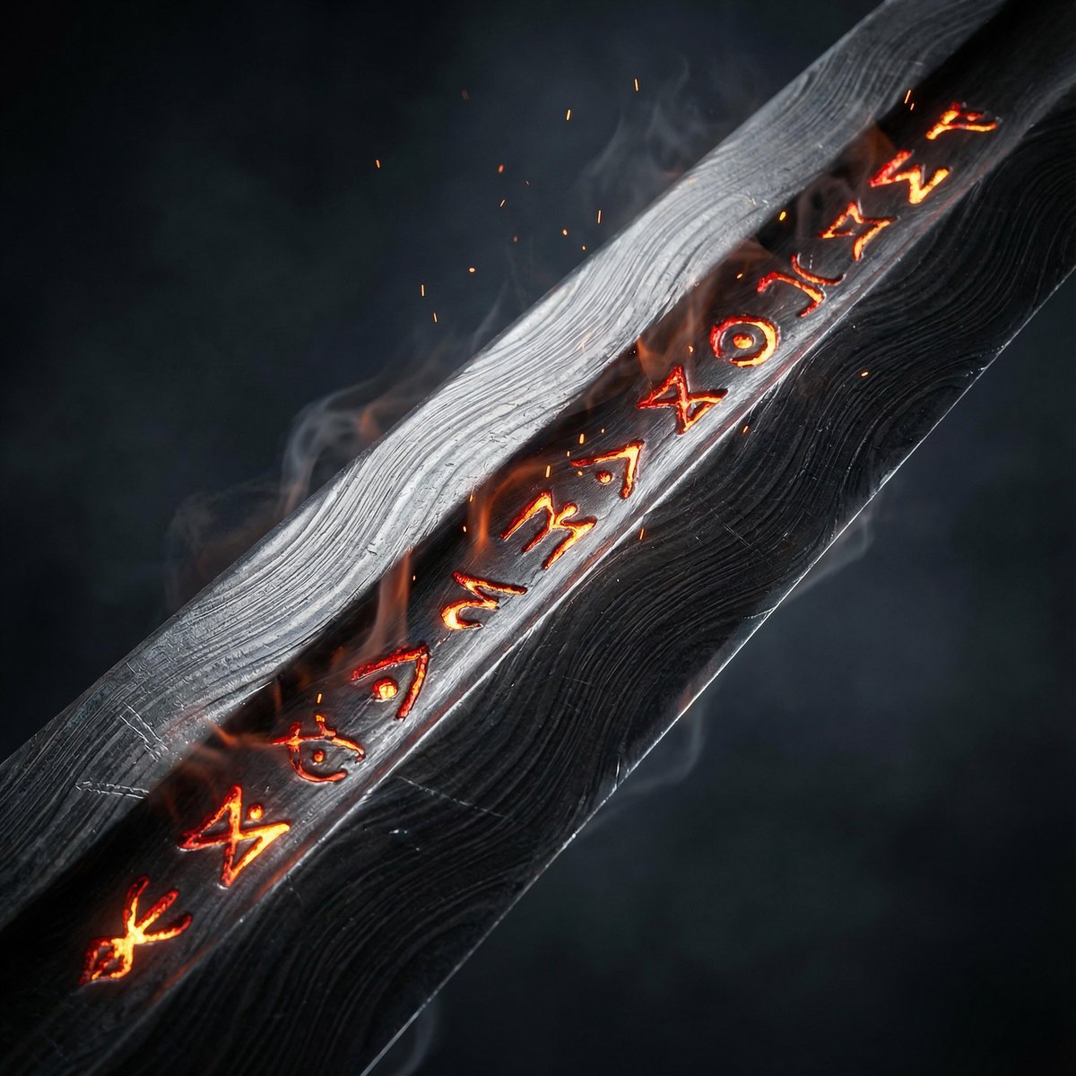 Ultra-Cinematic Arcane Sword Close-up — Nano Banana Pro AI Generated Image