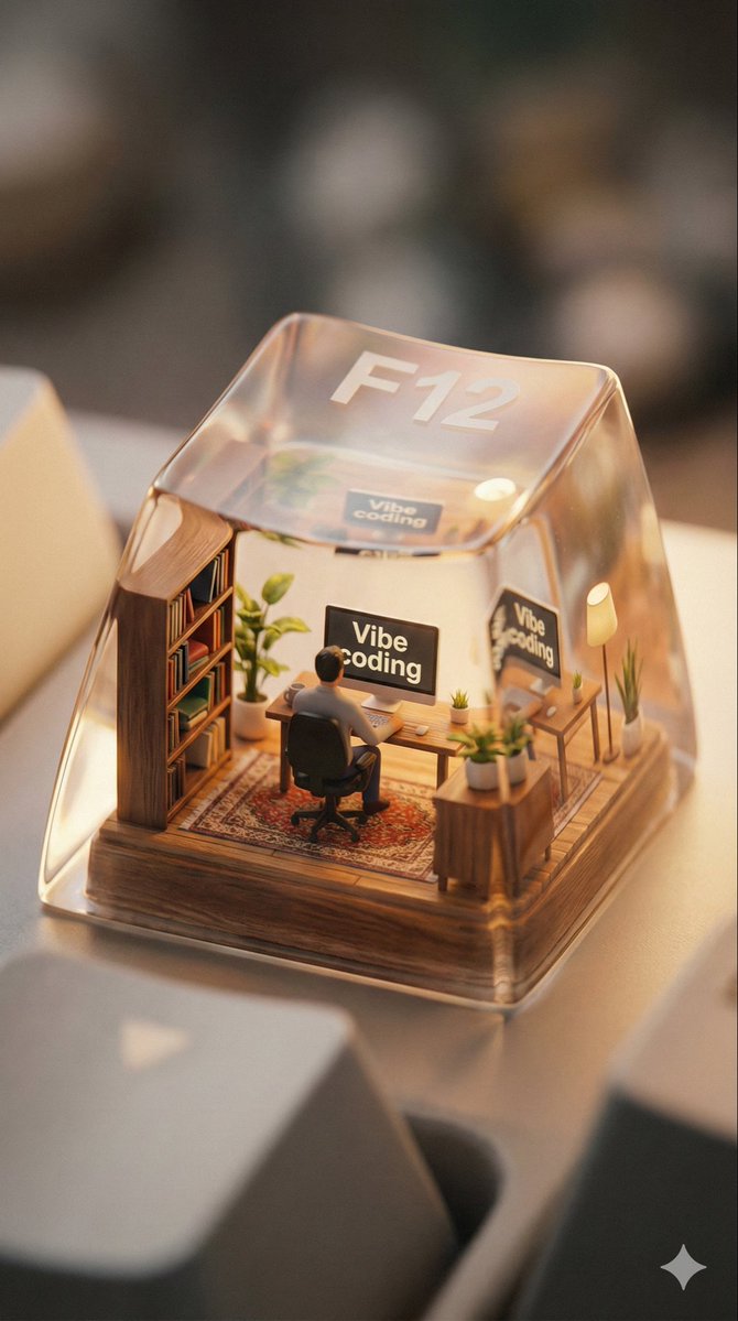 Miniature Scene Keycap Image Generation Prompt — Nano Banana Pro AI Generated Image