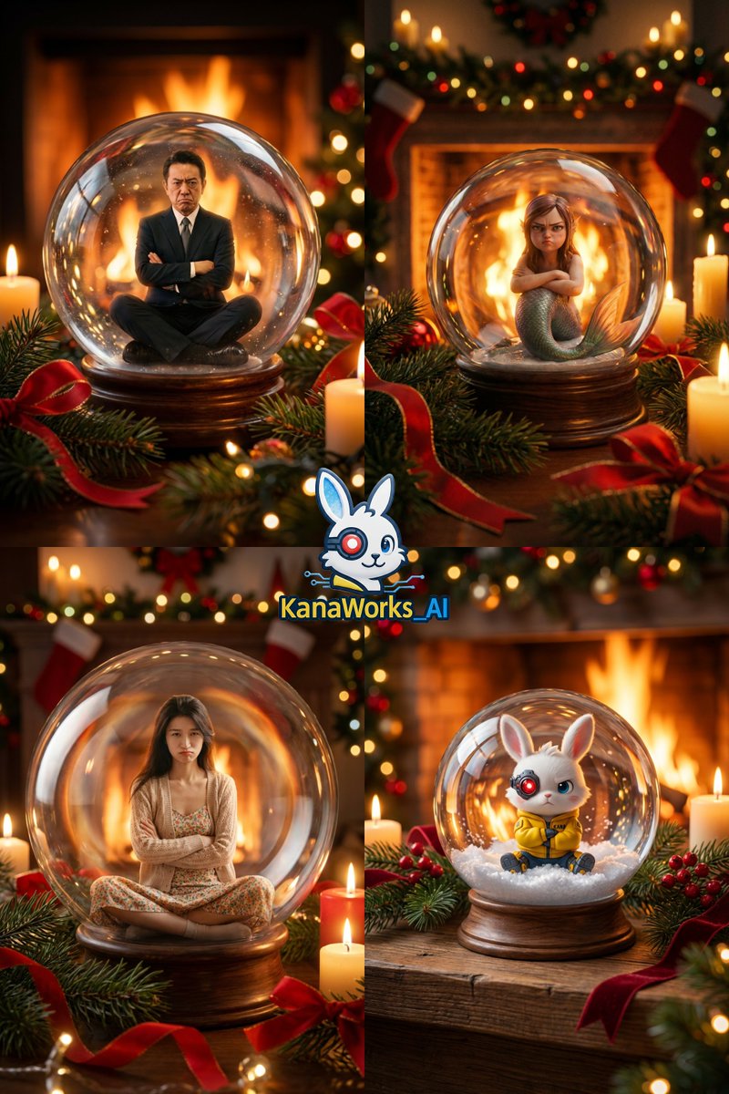 Christmas Snow Globe Prompt — Nano Banana Pro AI Generated Image