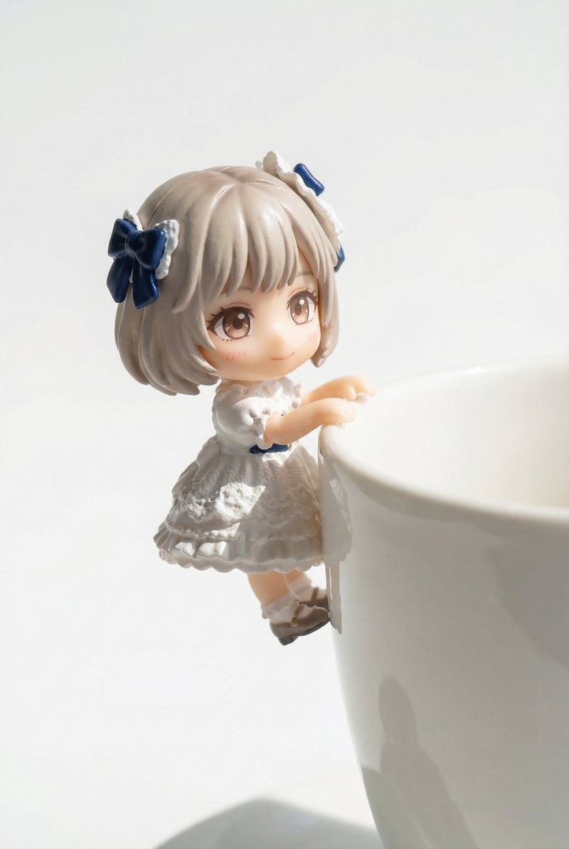 Miniature Figure Close-up with Melted Pizza Cheese — Nano Banana Pro AI Generated Image