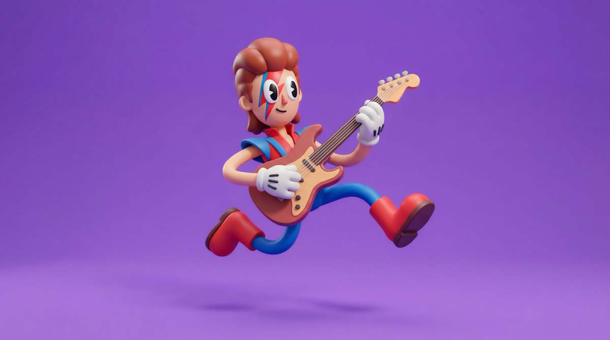 Rubberhose 3D Character Prompt — Nano Banana Pro AI Generated Image