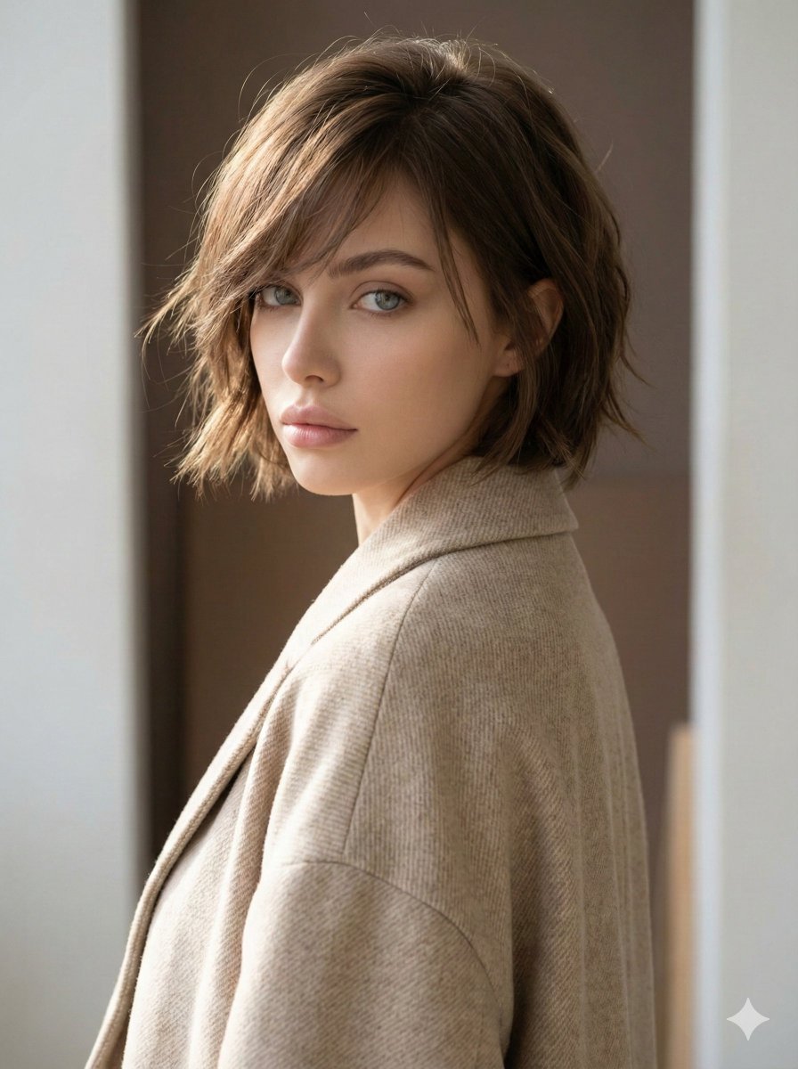 Minimalist Fashion Editorial Portrait — Nano Banana Pro AI Generated Image