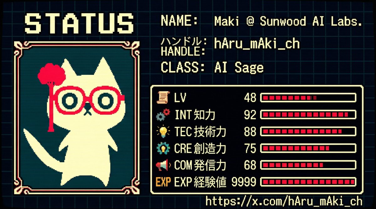 RPG Status Screen X Profile Prompt — Nano Banana Pro AI Generated Image