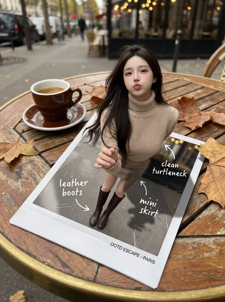 Instant Polaroid Portal Optical Illusion Prompt — Nano Banana Pro AI Generated Image