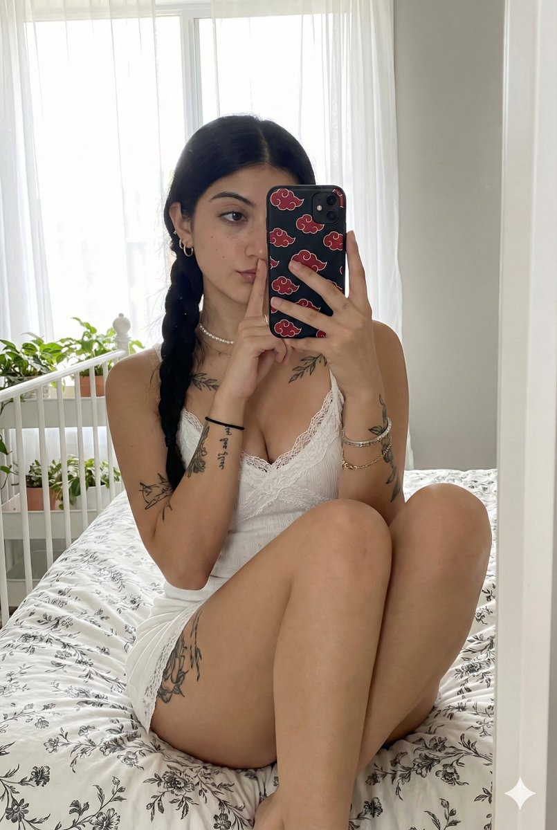 Mirror Selfie with Identity Preservation Prompt — Nano Banana Pro AI Generated Image