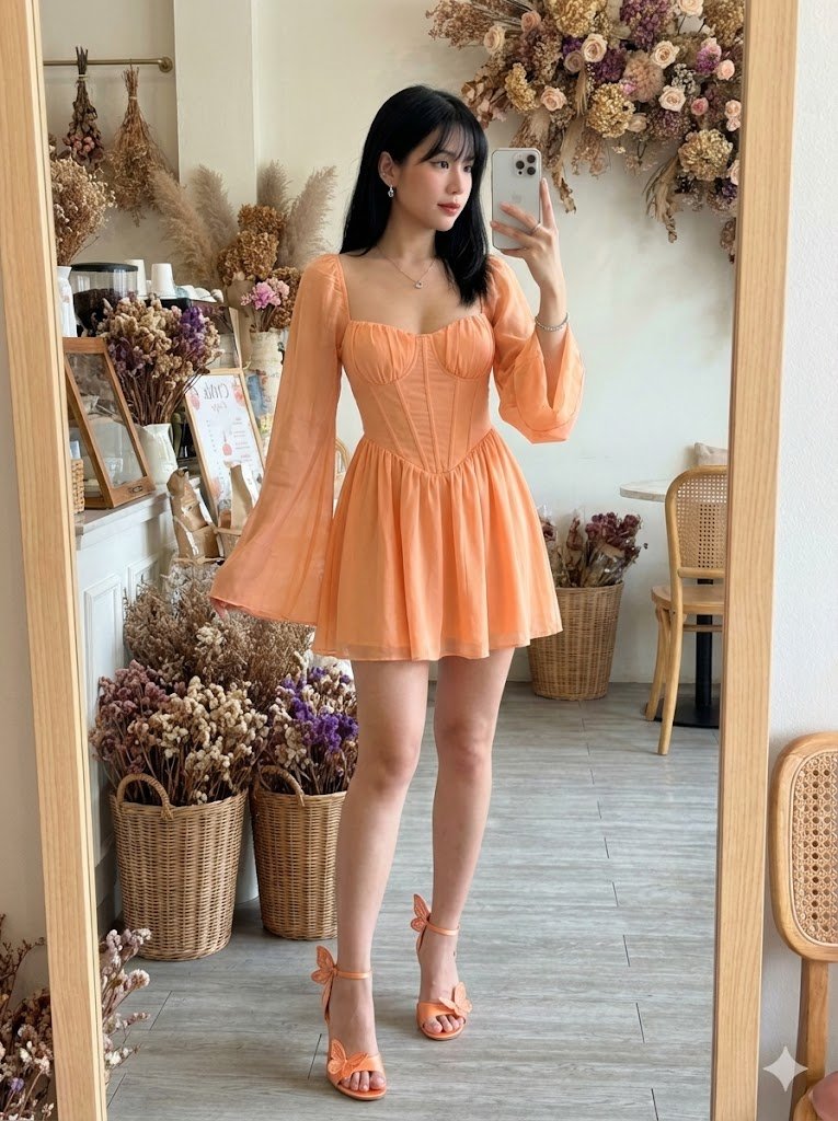 Fairy-Core Mirror Selfie with Identity Lock Prompt — Nano Banana Pro AI Generated Image