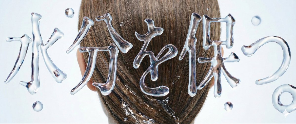 Water Typography Experiment Prompt — Nano Banana Pro AI Generated Image