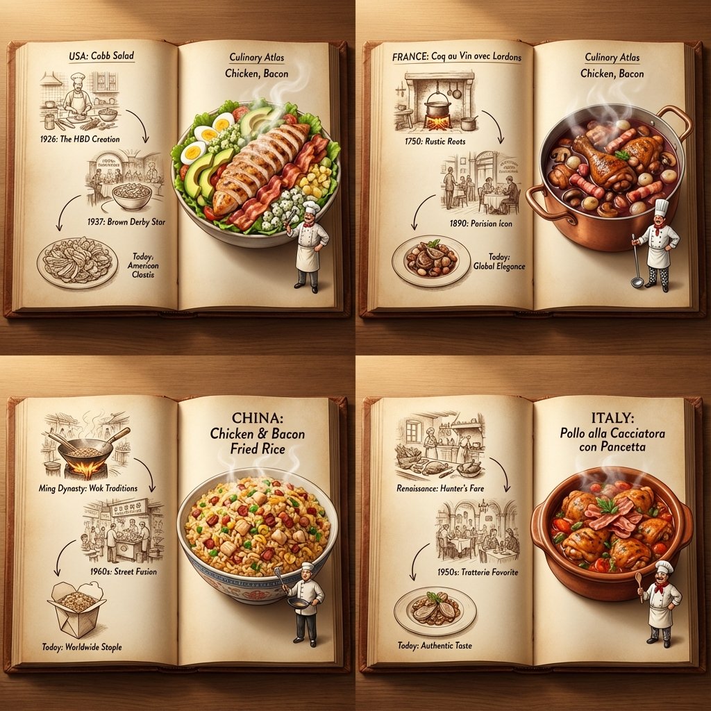 Culinary Atlas Grid: 3D Pop-up Recipe Dioramas — Nano Banana Pro AI Generated Image