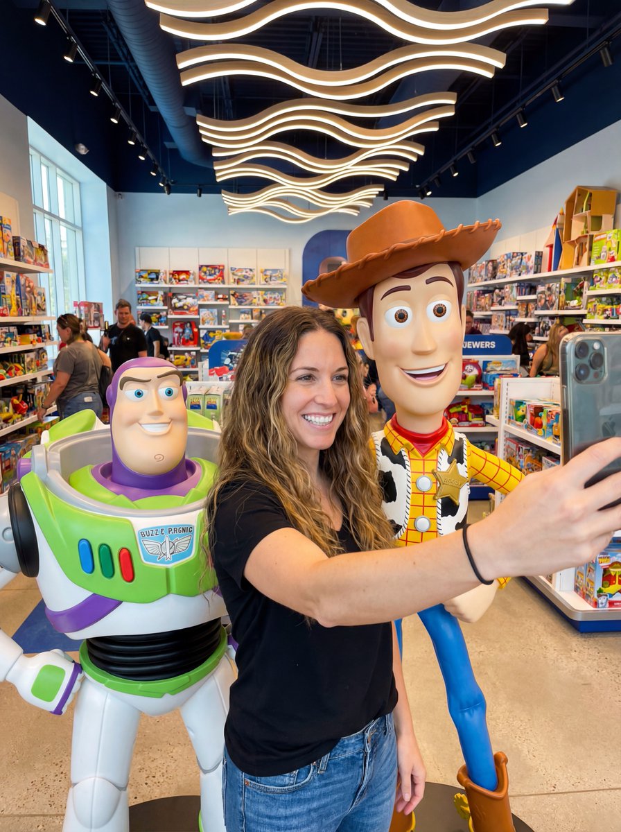 Toy Story Selfie with Identity Lock Prompt — Nano Banana Pro AI Generated Image