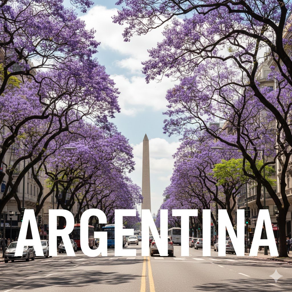 Buenos Aires avenue lettering scene — Nano Banana Pro AI Generated Image