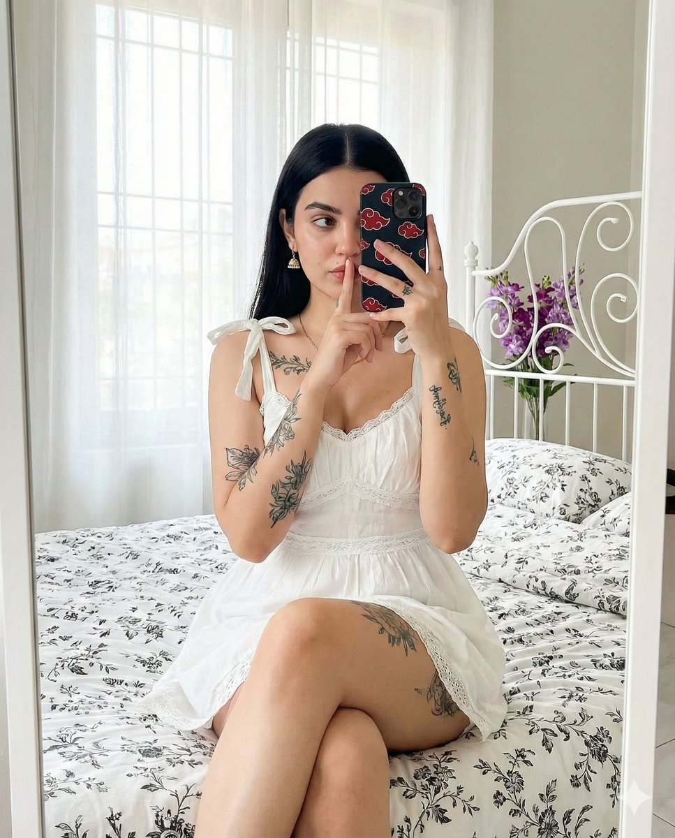 Ultra-Realistic Mirror Selfie with Akatsuki Phone Case — Nano Banana Pro AI Generated Image