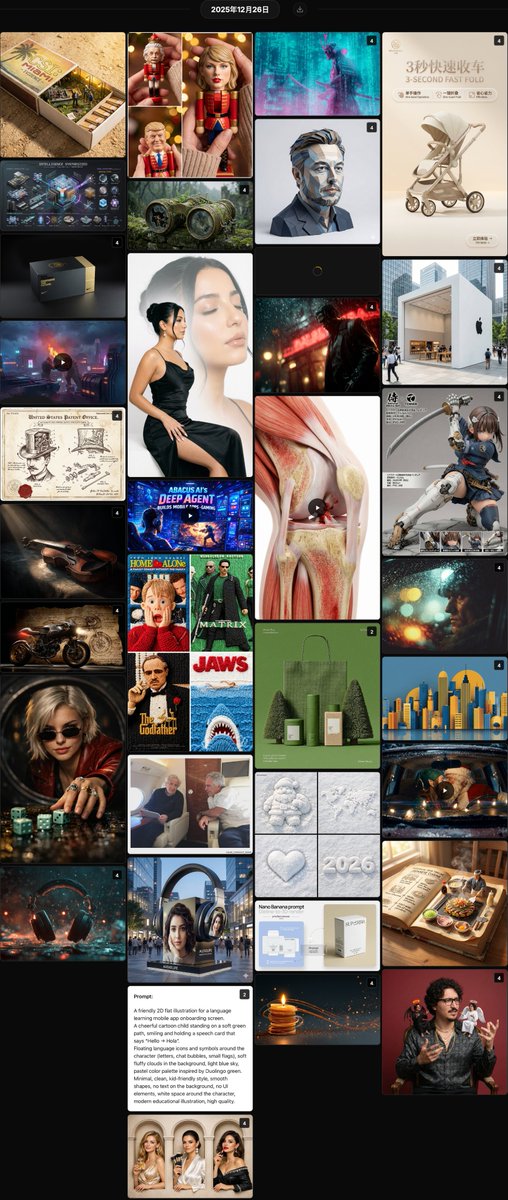 Nano Banana Pro Hot Prompts Compilation (24 Hours) — Nano Banana Pro AI Generated Image