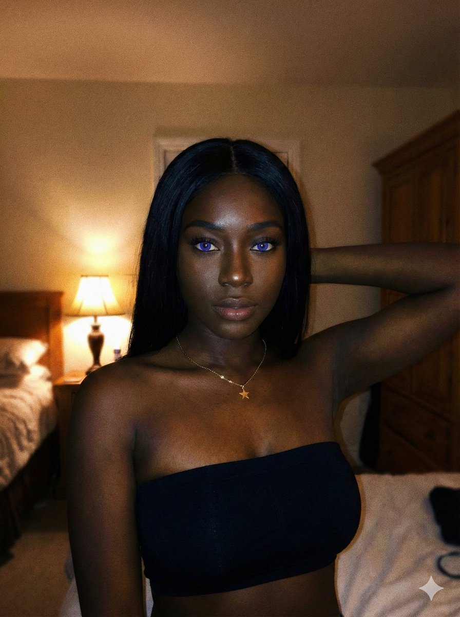 Deep Black Skin Selfie Portrait Prompt — Nano Banana Pro AI Generated Image