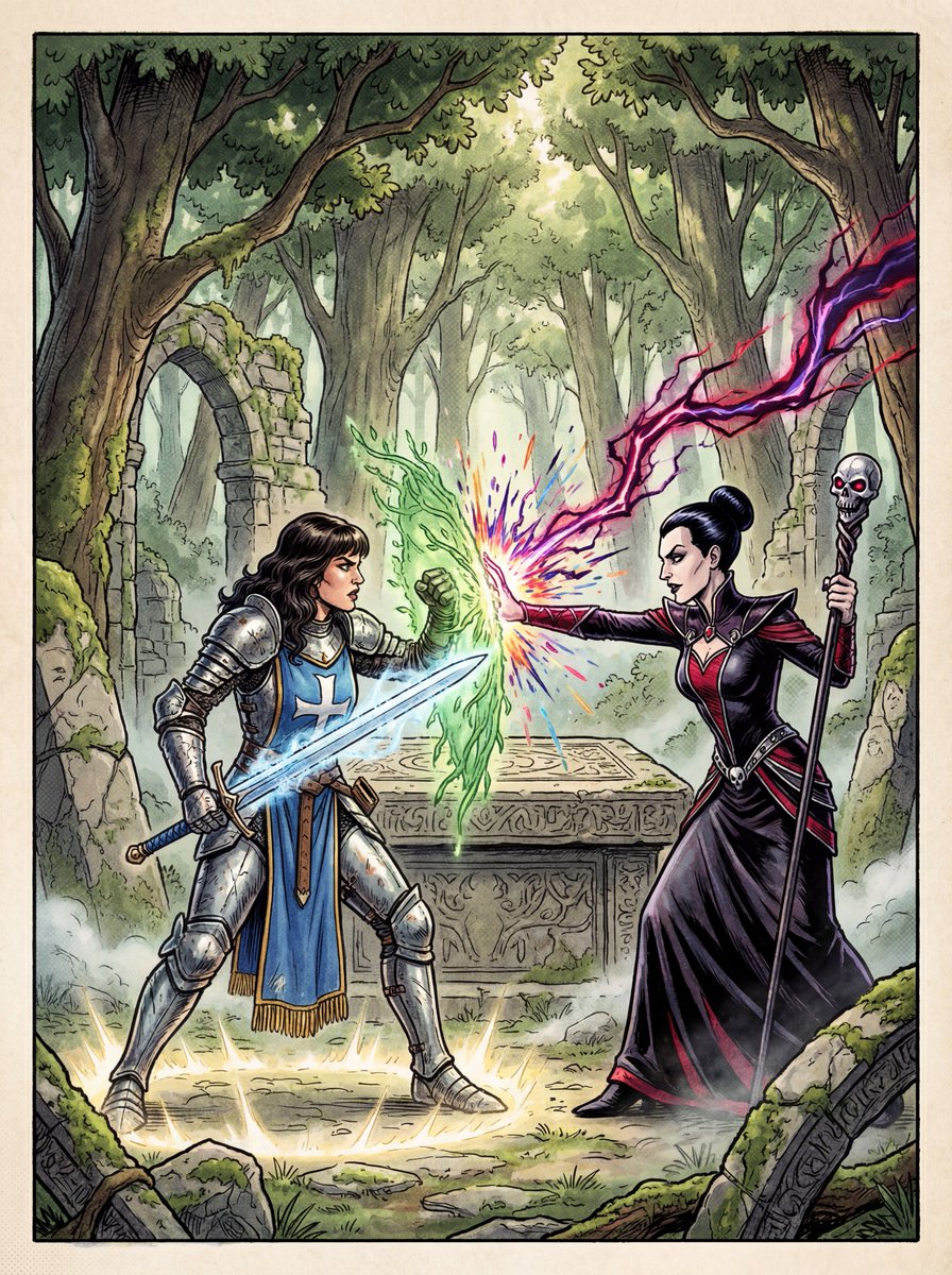 1980s RPG manual cover in 4K — Nano Banana Pro AI Generated Image