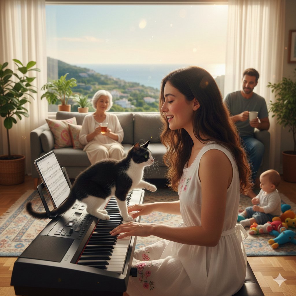 Cinematic Family Gathering Scene — Nano Banana Pro AI Generated Image