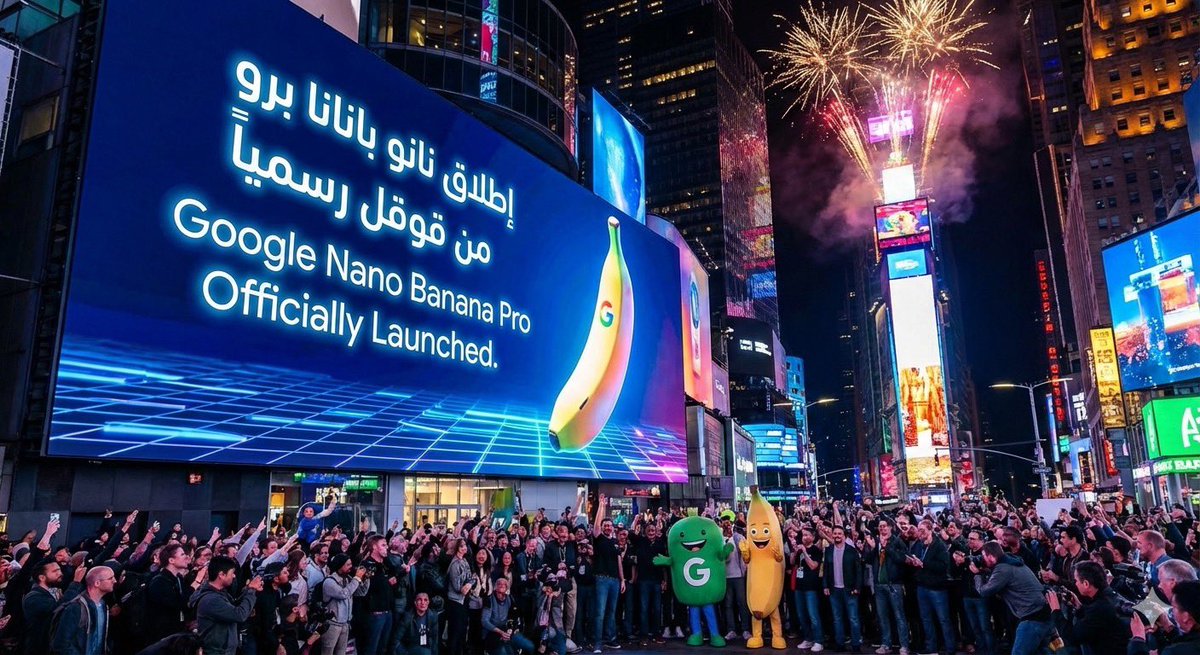 Announcement design image about Nano Banana Pro launch — Nano Banana Pro AI Generated Image