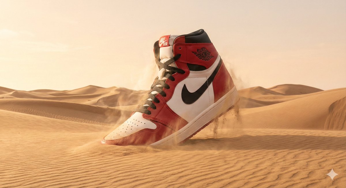 Desert Mirage Product Photography — Nano Banana Pro AI Generated Image