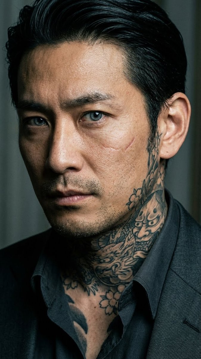 Yakuza Portrait with Irezumi Tattoos — Nano Banana Pro AI Generated Image