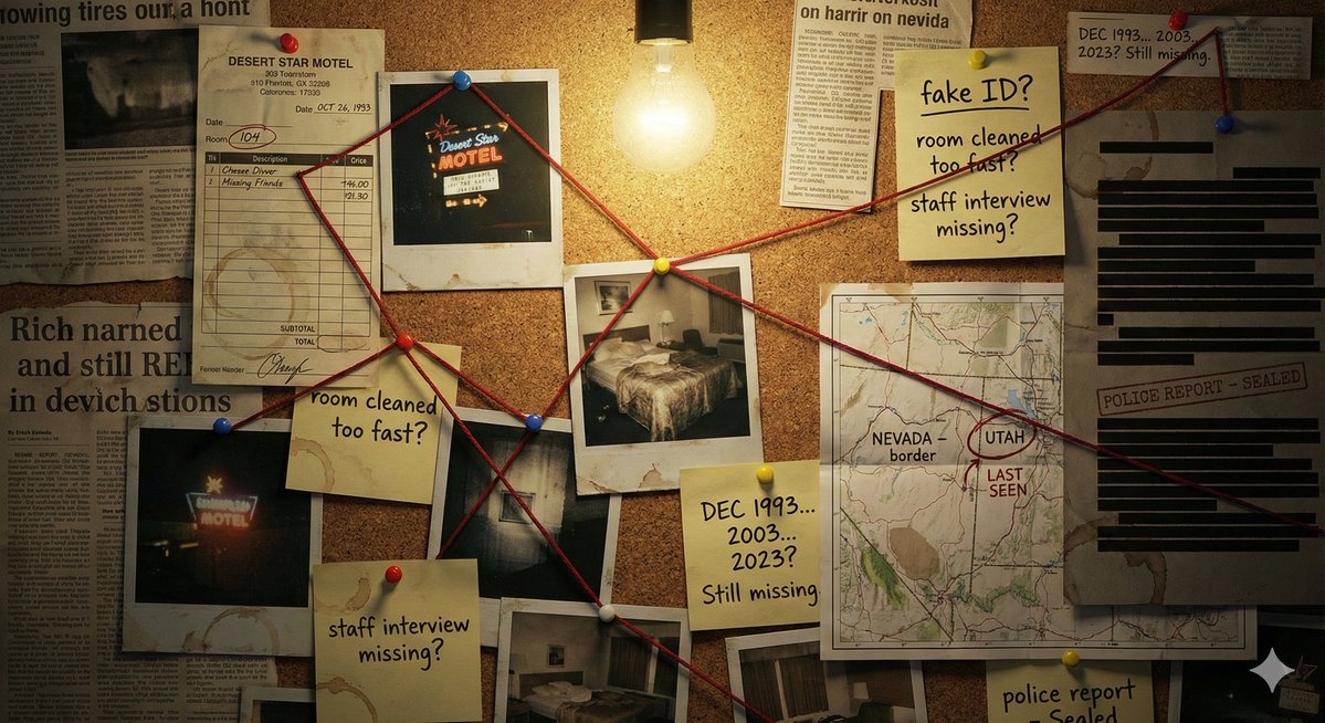 Detective Evidence Board Generation — Nano Banana Pro AI Generated Image