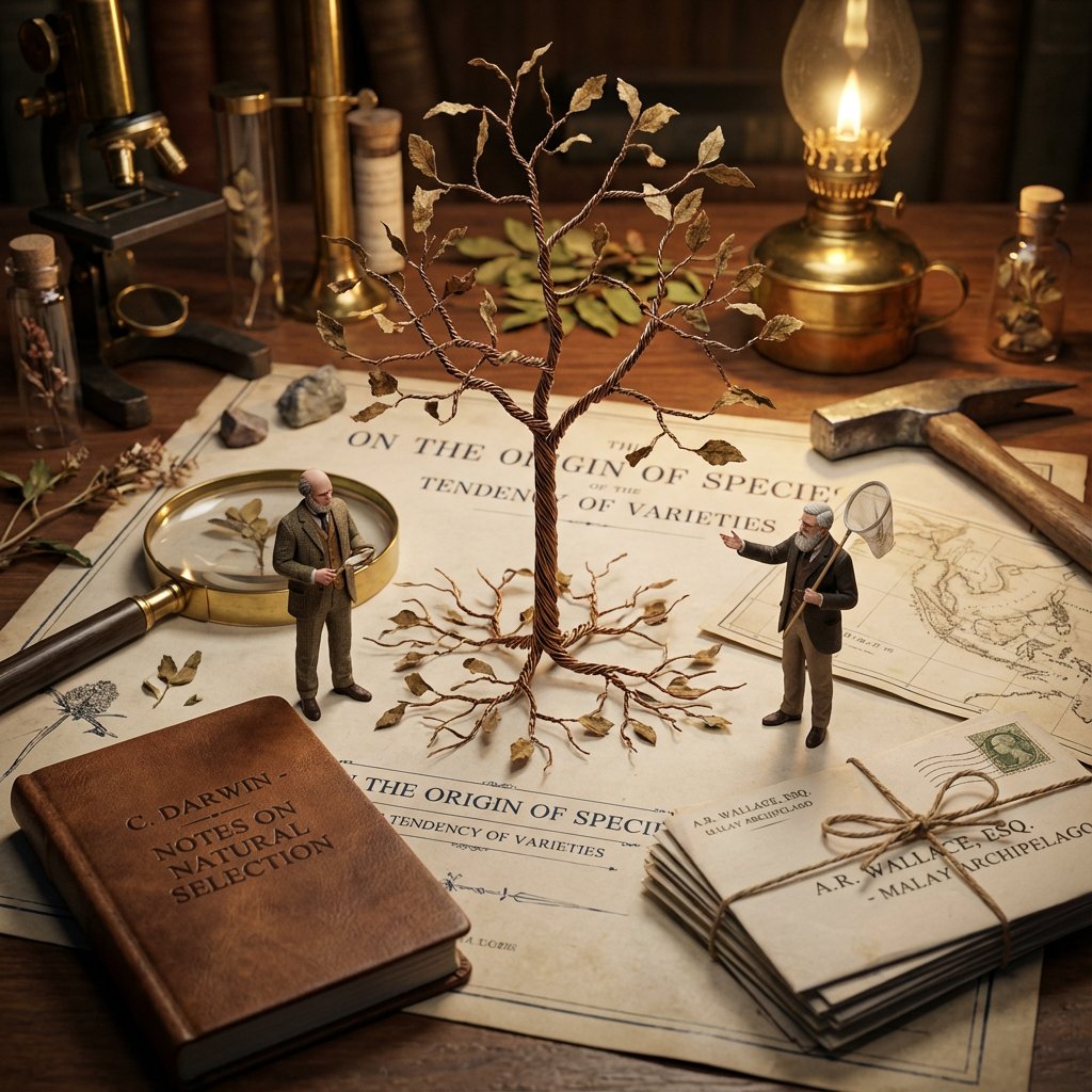 Macro Diorama Historical Rivalry (Science Wars) — Nano Banana Pro AI Generated Image